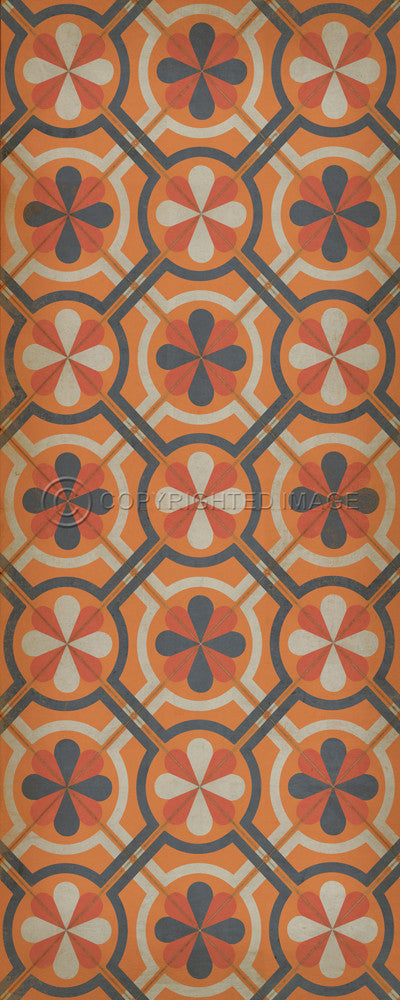 Pattern 19 "Faraday" Vinyl Floorcloth