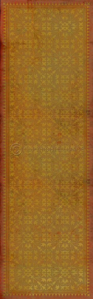 Pattern 21 "All in the Golden Afternoon" Vinyl Floorcloth