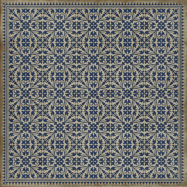 Pattern 21 "Mad Hatter Tea Party" Vinyl Floorcloth