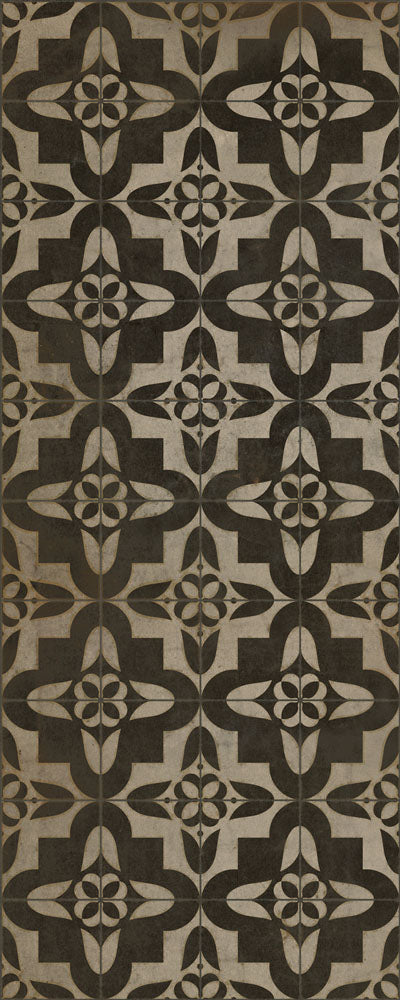 Pattern 33 "Boggled" Vinyl Floorcloth - Spicher & Co.