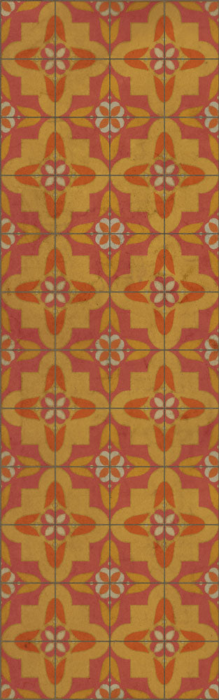 Pattern 33 "Lollygagger" Vinyl Floorcloth