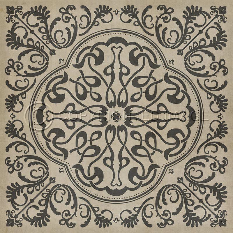 Pattern 39 "Crazy Eights" Vinyl Floorcloth