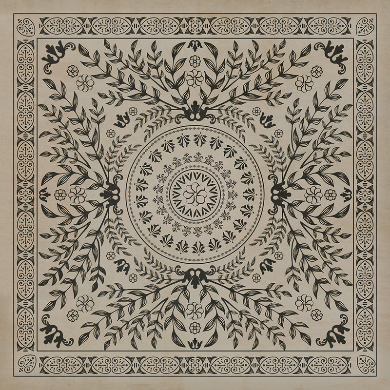 Pattern 40 "Drummond Castle" Vinyl Floorcloth