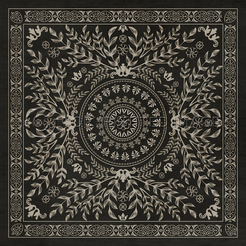 Pattern 40 "Villa Lante" Vinyl Floorcloth
