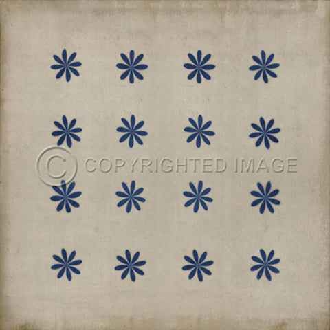 Pattern 48 "Cloche" Vinyl Floorcloth - Spicher & Co.