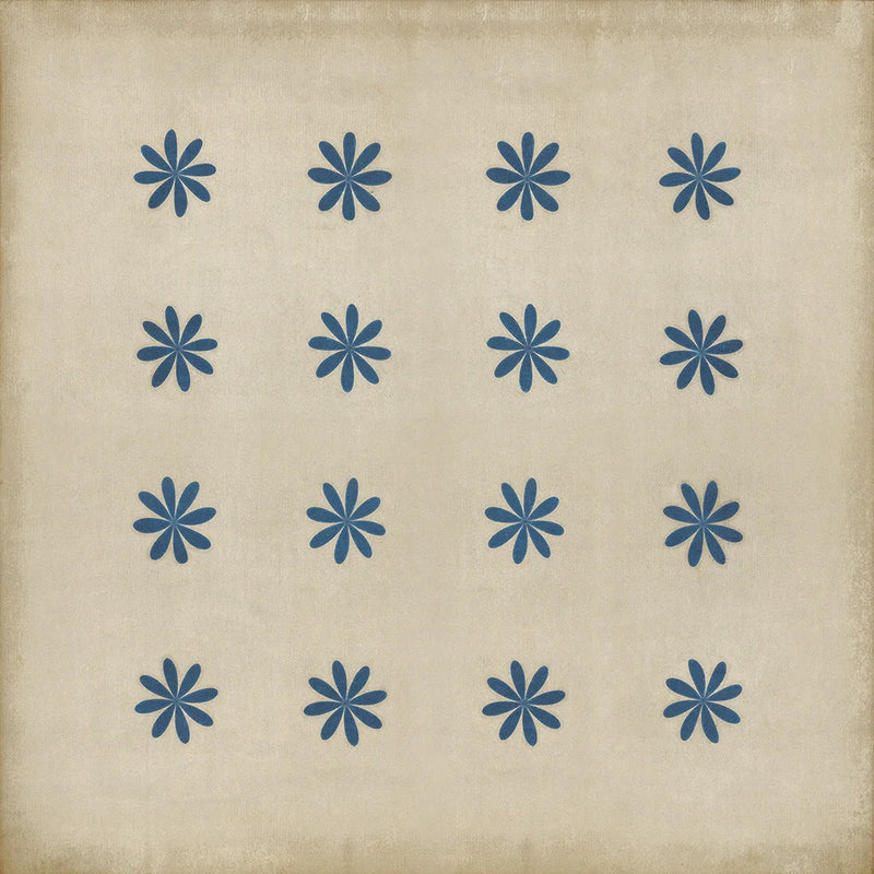 Pattern 48 "Cloche" Vinyl Floorcloth
