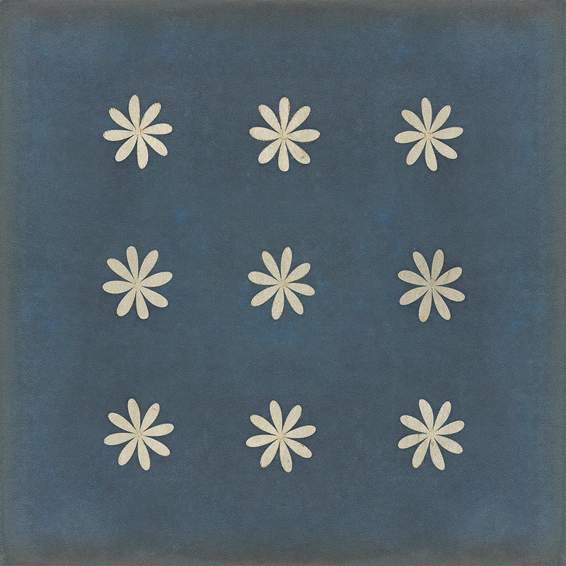 Pattern 48 "Kibbutz" Vinyl Floorcloth