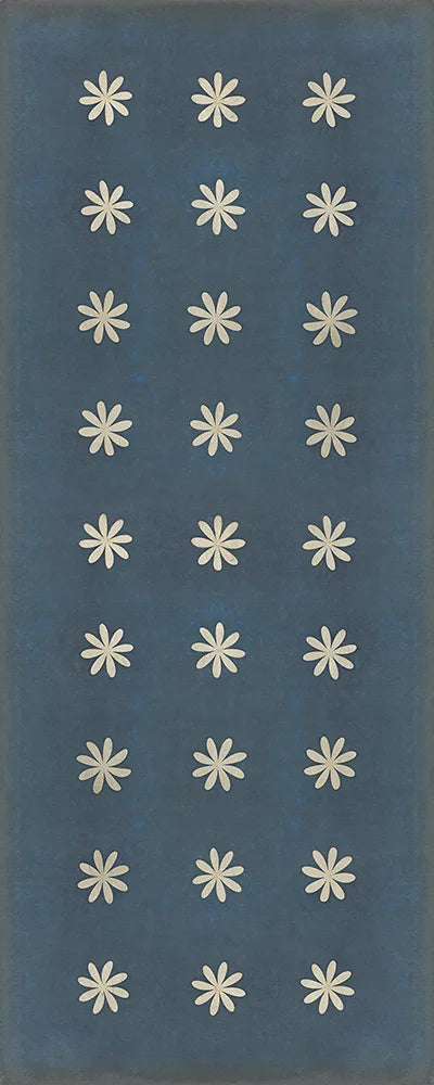 Pattern 48 "Kibbutz" Vinyl Floorcloth - Spicher & Co.