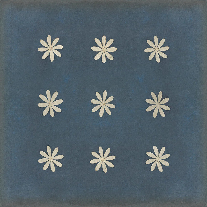 Pattern 48 "Kibbutz" Vinyl Floorcloth