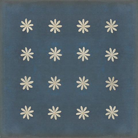 Pattern 48 "Kibbutz" Vinyl Floorcloth