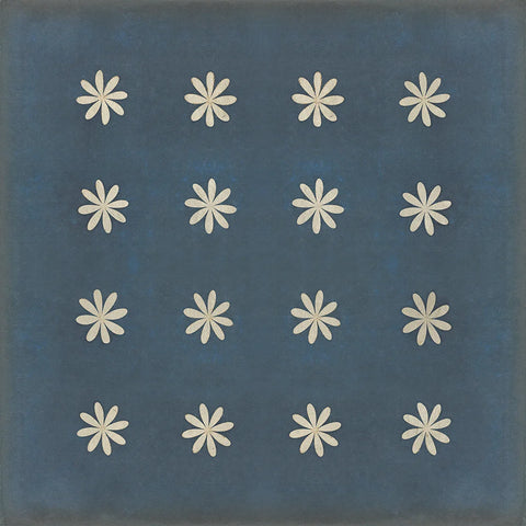 Pattern 48 "Kibbutz" Vinyl Floorcloth