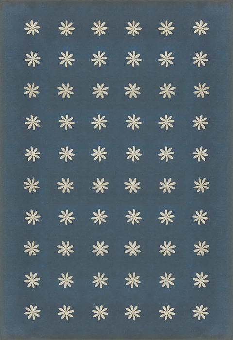 Pattern 48 "Kibbutz" Vinyl Floorcloth