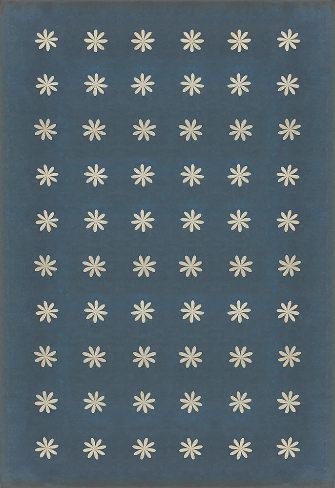 Pattern 48 "Kibbutz" Vinyl Floorcloth
