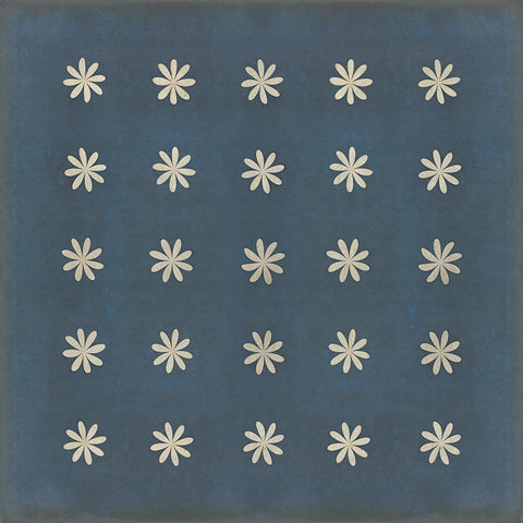 Pattern 48 "Kibbutz" Vinyl Floorcloth - Spicher & Co.