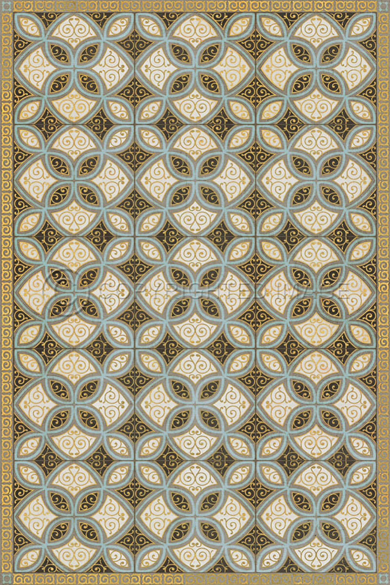 Pattern 25 "Gustav" Vinyl Floorcloth