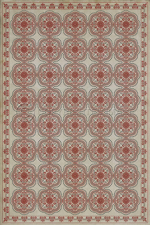Pattern 28 "You're Not Going Mad" Vinyl Floorcloth