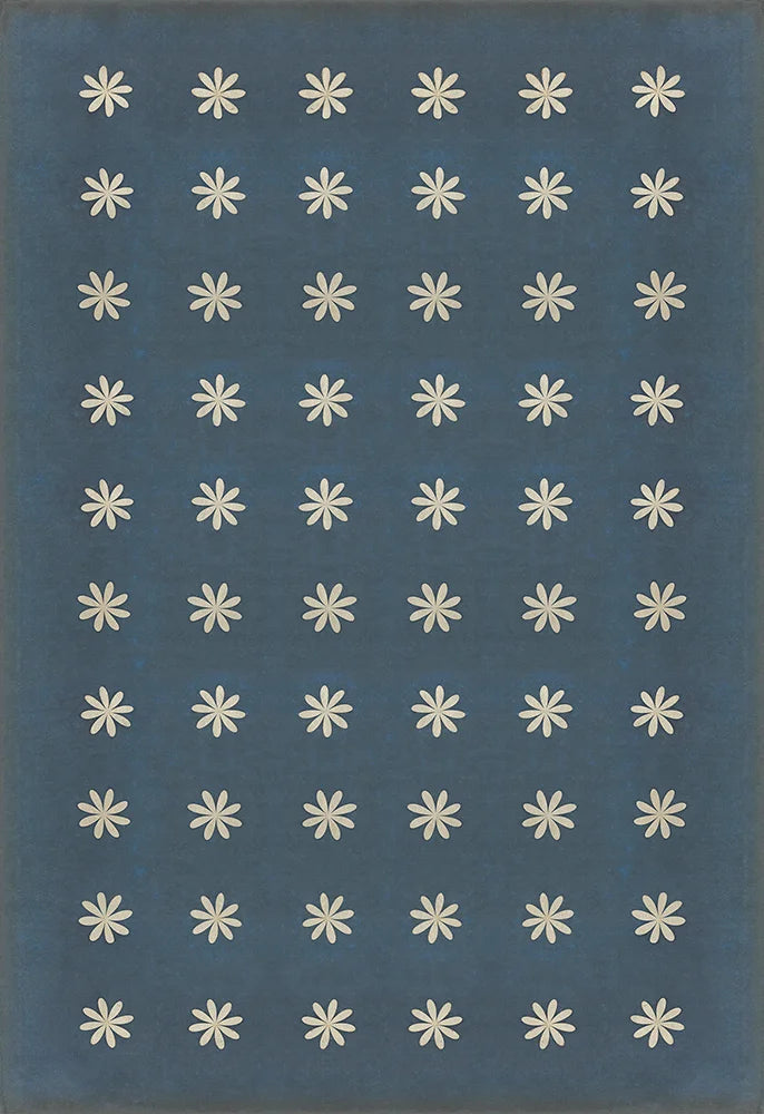 Pattern 48 "Kibbutz" Vinyl Floorcloth