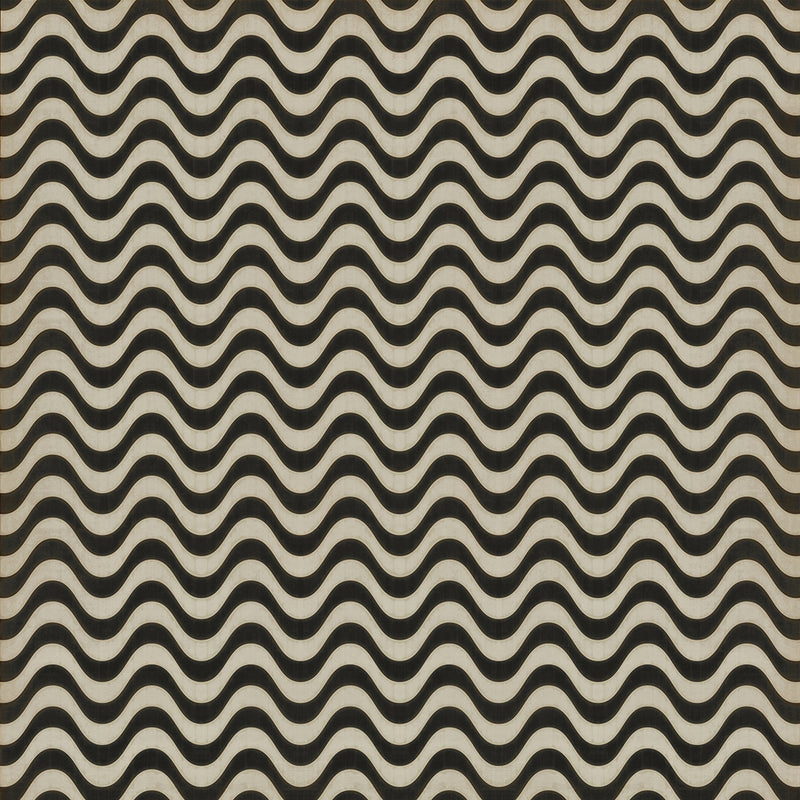 Pattern 18 "Frequency" Vinyl Floorcloth