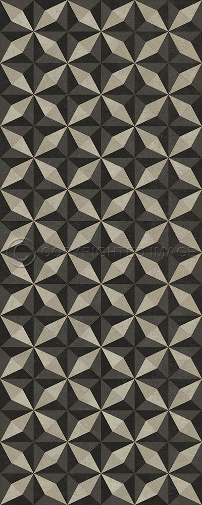 Pattern 74 "Morpheus" Vinyl Floorcloth