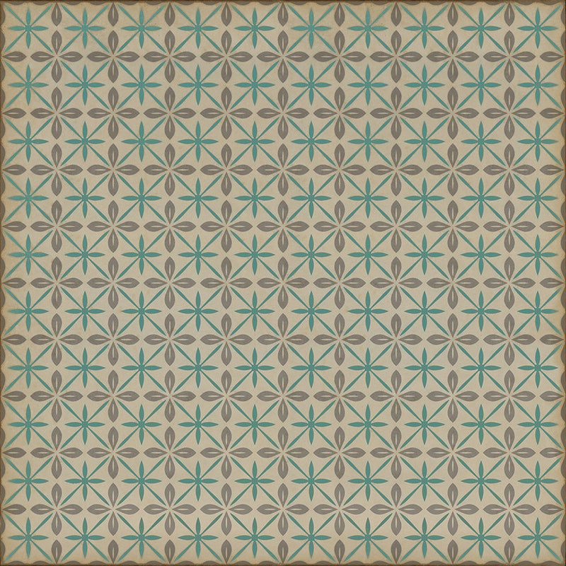 Pattern 81 "The Soda Fountain" Vinyl Floorcloth