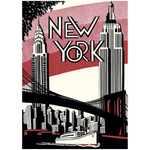 Cavallini New York City Poster