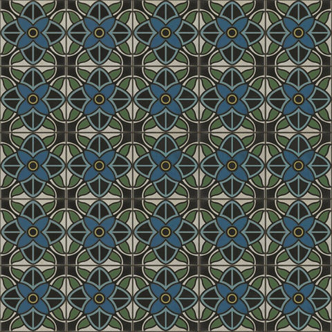 Pattern 80 "Judy Garland" Vinyl Floorcloth
