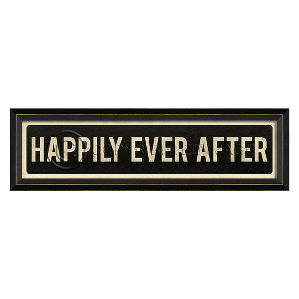 Happily Ever After Street Sign Wall Art