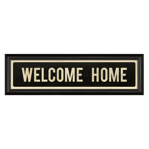 Welcome Home Street Sign Wall Art