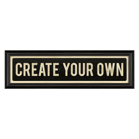 Create Your Own Street Sign Wall Art