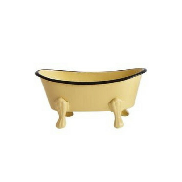 Bathtub Bath Tub Soap Dish Claw Foot Best Seller Stocking Stuffer Yellow