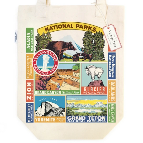 Cavallini National Parks Tote Bag