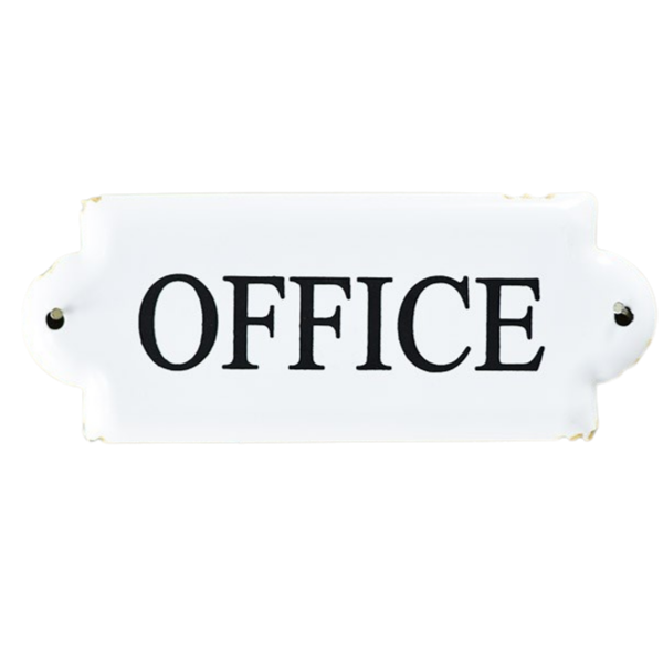 Vintage Style Tin "Office" Sign