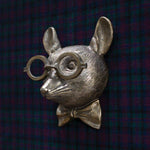Louie Mouse Eric and Elouise brass wall mount 3D