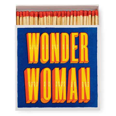 Wonder Woman Boxed Matches Gifts For Strong Women