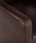 Peabody Rolling Dining Chair Arm Detail