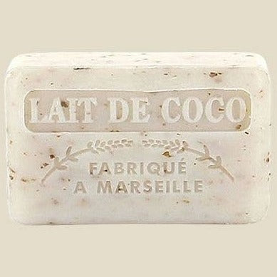 French Triple-Milled Soap - Coconut Milk + Lait de Coco