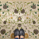 Williamsburg Floral "Martha" Vinyl Floorcloth