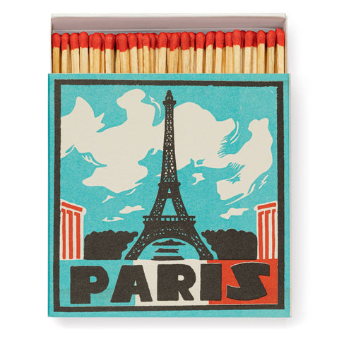 Paris Themed Boxed Matches Red Tips
