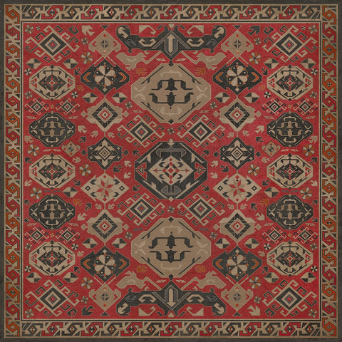 Lehigh Valley Furniture Flooring Vinyl Floorcloth Persian Style Oriental Rug Pet Safe Kid Friendly Rug Outdoor