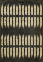 Lehigh Valley Furniture Flooring Vinyl Floorcloth Vintage Backgammon Tile Pet Safe Kid Friendly Rug Outdoor