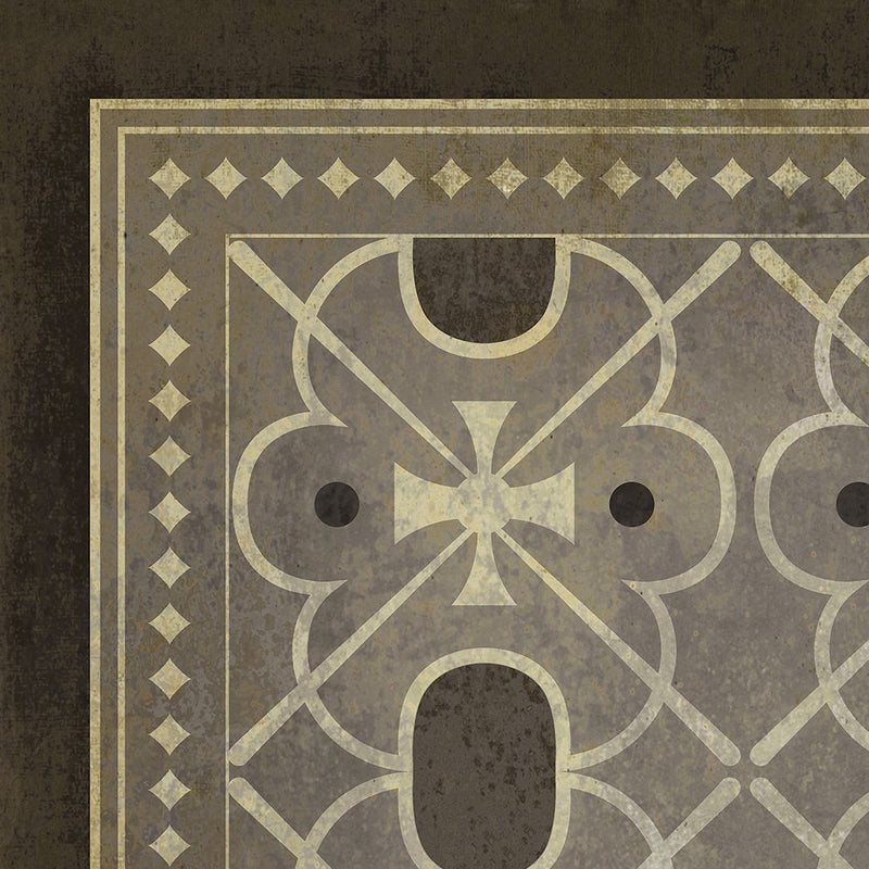 Lehigh Valley Flooring Vintage Vinyl Floorcloth Runner Kid Friendly Pet Friendly Indoor Outdoor Safe Rug