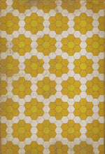 Lehigh Valley Furniture Flooring Vinyl Floorcloth Vintage Mosaic Tile Pet Safe Kid Friendly Rug Outdoor Honeycomb Pattern