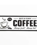 Best In Town! Tin Coffee Sign Decor