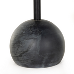 Viola Accent Table-Black Marble