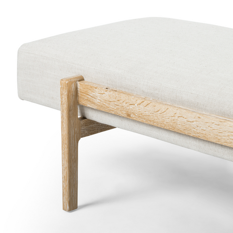 Fawkes Bench - Vintage White Wash