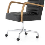 Bryson Channeled Desk Chair-Smoke Furniture Title: Default Title