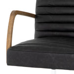 Bryson Channeled Desk Chair-Smoke Furniture Title: Default Title