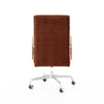 Bryson Upholstered Desk Chair, Burnt Auburn Furniture Color: Burnt Auburn