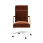 Bryson Upholstered Desk Chair, Burnt Auburn Furniture Color: Burnt Auburn