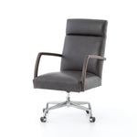 Bryson Top-Grain Leather Desk Chair Furniture Color: Chaps Ebony